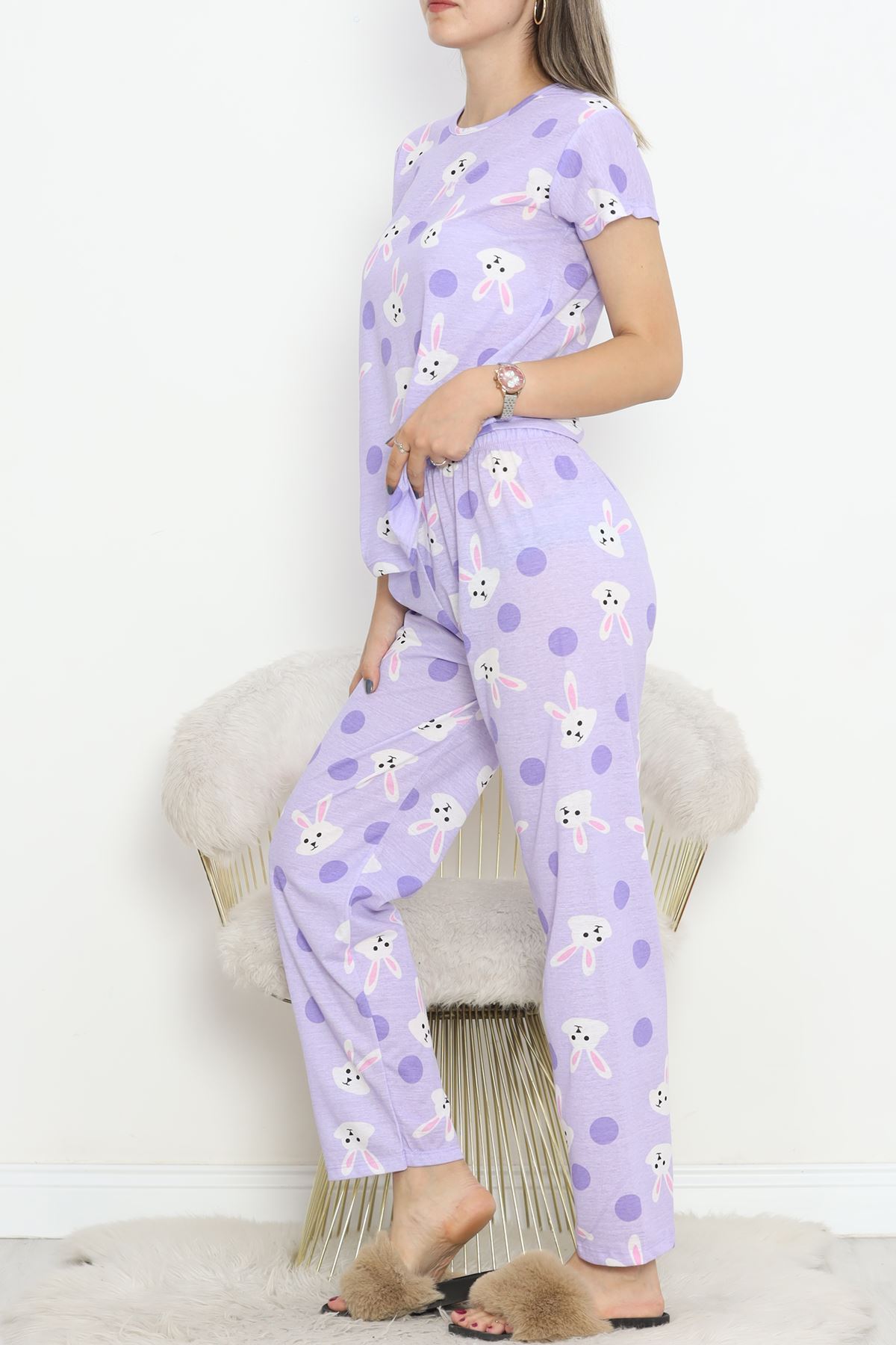 Desenli%20Pijama%20Takımı%20Açıklila%20-%20130.1287.