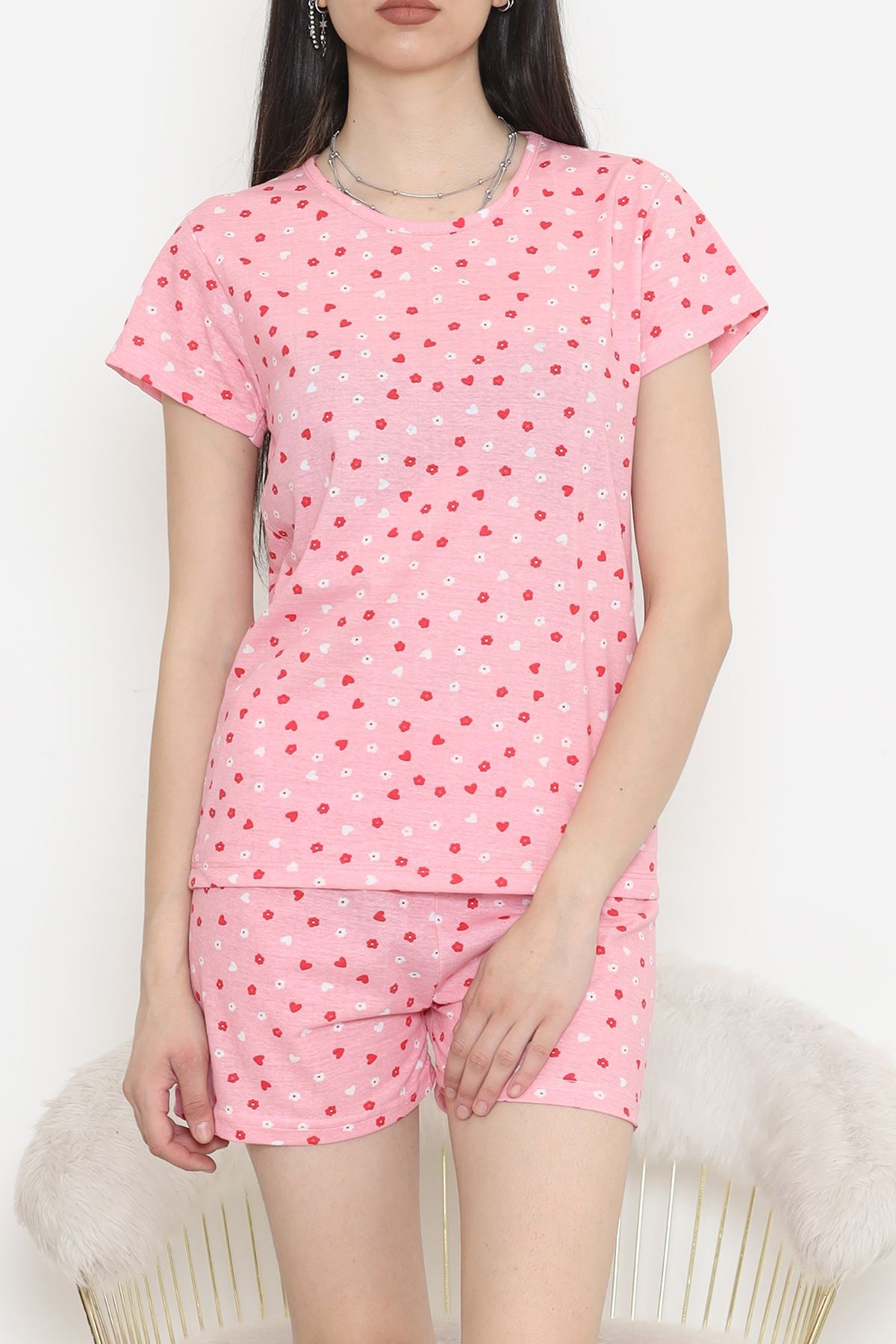 Şortlu%20Pijama%20Takımı%20Pembe%20-%20390.1287.