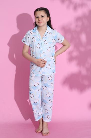 4-13 Yaş Çocuk Pijama Takımı Bebemavi - 403.1287.